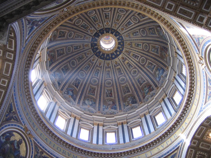 Innenraum des Petersdom,Kuppel 